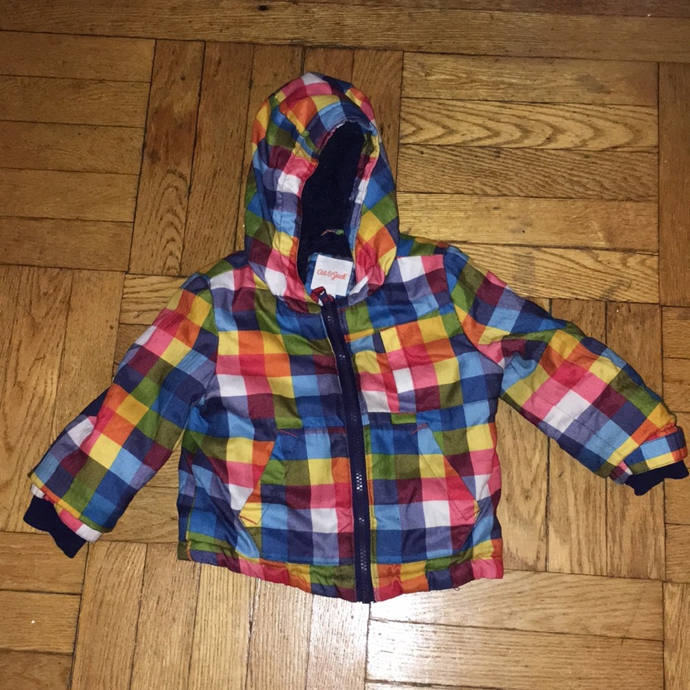18M multicolor Cat & Jack Winter coat